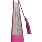 Multicolor Scenery Decorative Folding Tassel Hand Fan