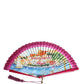 Multicolor Scenery Decorative Folding Tassel Hand Fan