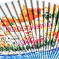 Multicolor Scenery Decorative Folding Tassel Hand Fan