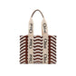Beige Linen Tote Bag