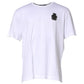 White Cotton Heraldic DG Crest Patch T-shirt