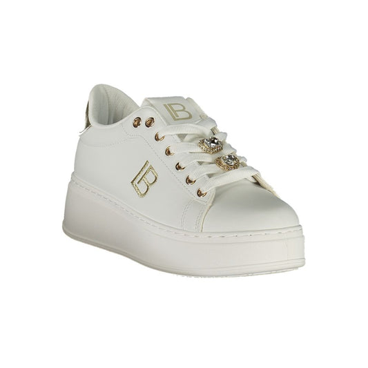 Bianco Polyurethane Women Sneaker