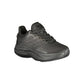 Black Polyester Women Sneaker