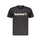 Black Cotton Men T-Shirt