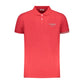 Red Cotton Mens Polo Shirt