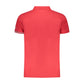 Red Cotton Mens Polo Shirt