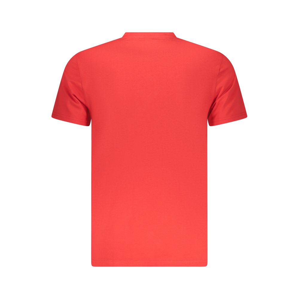 Red Cotton Men's T-Shirt