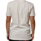 White Cotton Bandana Print CrewNeck T-shirt