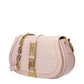 Pink Leather Shoulder Bag