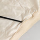 Off White Silk Henley Short Sleeves T-shirt