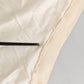 Off White Silk Henley Short Sleeves T-shirt