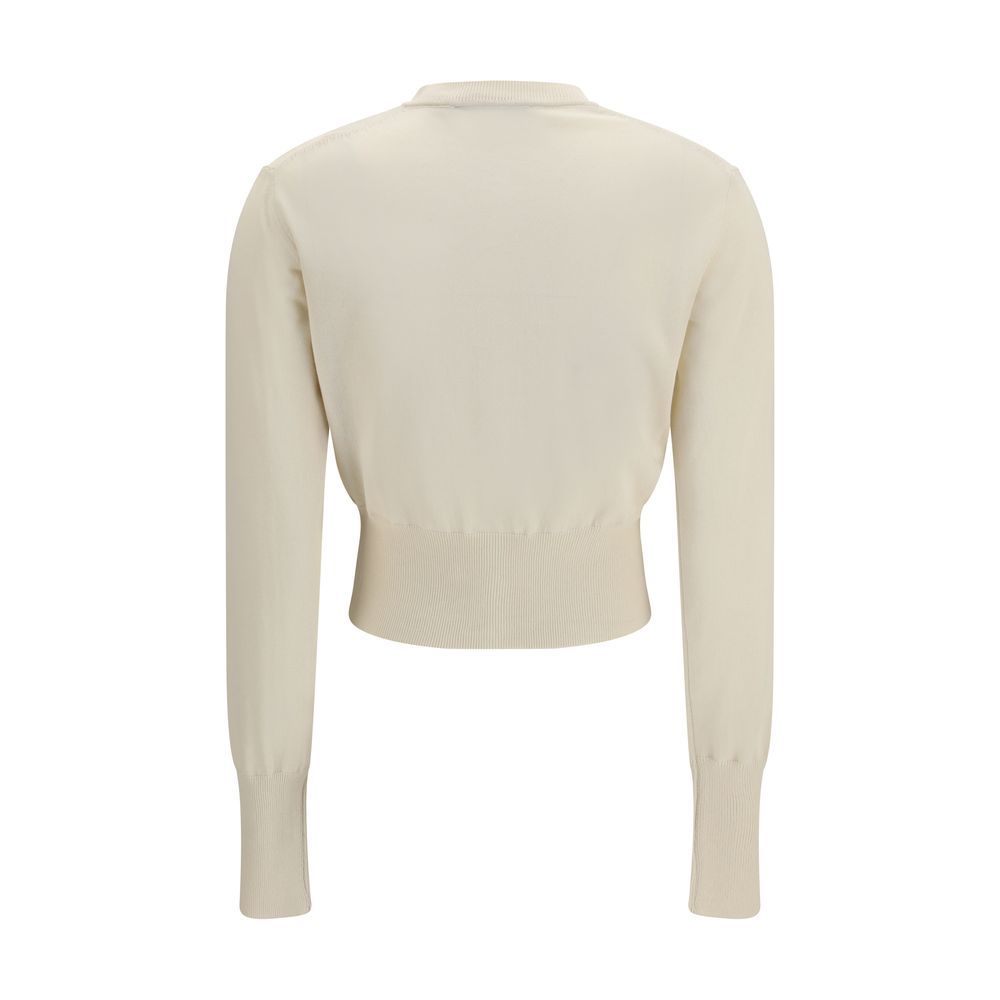 Beige Cotton Cardigan