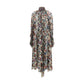 Multicolor Silk Casual Dress