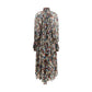 Multicolor Silk Casual Dress