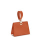 Orange Calf Leather Bos Taurus Clutch Bag