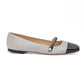Grey Fine Glitter Elisa Flats