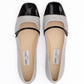 Grey Fine Glitter Elisa Flats