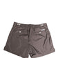 Brown Nylon Stretch Men Swim Shorts Swimwear