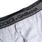 White Logo Cotton Men Regular Boxer Underwear