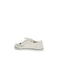 White Linen Low Top Sneakers