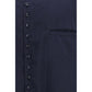 Blue Silk Dress Shirt