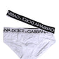White Cotton Stretch Brando Brief Underwear