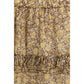 Bicolor Cotton Long Skirt