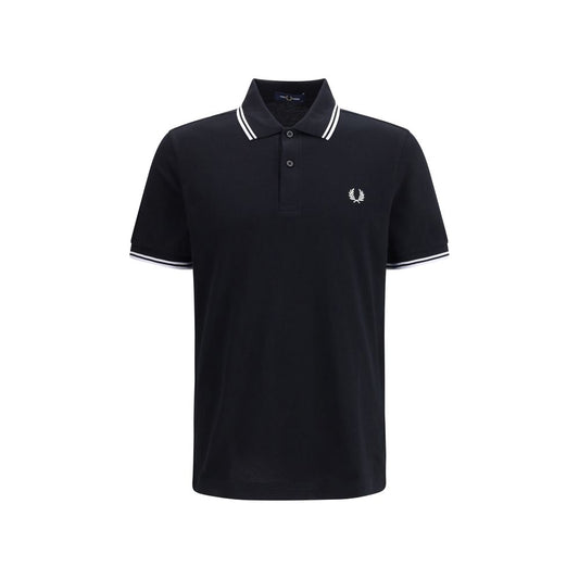 Black Cotton Polo Shirt