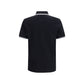Black Cotton Polo Shirt
