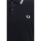 Black Cotton Polo Shirt