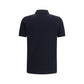 Blue Cotton Polo Shirt