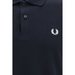 Blue Cotton Polo Shirt
