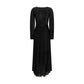 Black Viscose Casual Dress