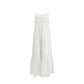 White Cotton Casual Dress