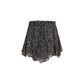 Black Viscose Bermuda Shorts