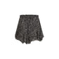 Black Viscose Bermuda Shorts