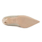 Gold Glitter Fabric Agnes Pumps