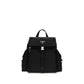 Black Recycled Polyamide Backpack