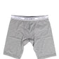 Gray Cotton Logo Waistband Midi Boxer Underwear