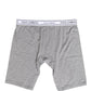 Gray Cotton Logo Waistband Midi Boxer Underwear
