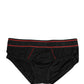 Black Logo Waistband Brando Brief Underwear