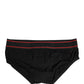 Black Logo Waistband Brando Brief Underwear