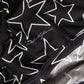 Black Stars Print Cotton Midi Brief Underwear
