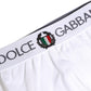 White Logo Waistband Cotton Men Briefs Underwear