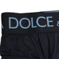 Dark Blue Logo Waistband Men Briefs Underwear