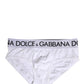White Cotton Stretch Regular Brief Underwear