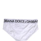 White Cotton Stretch Regular Brief Underwear