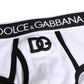 White Cotton Ribbed Men Brando Brief Underwear