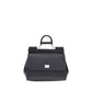 Black Calf Leather Bos Taurus Handbag
