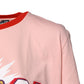 Pink DG 84 Sacred Heart Print Cotton T-shirt